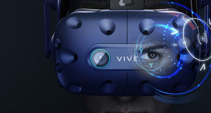 HTC Vive Pro Eye: VR headset with Eye-Tracking available for €1649